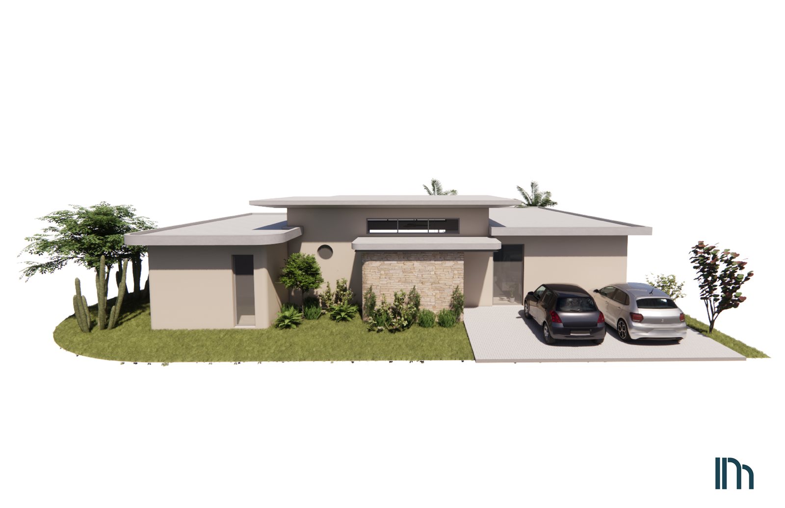 Casa Miami — front elevation.