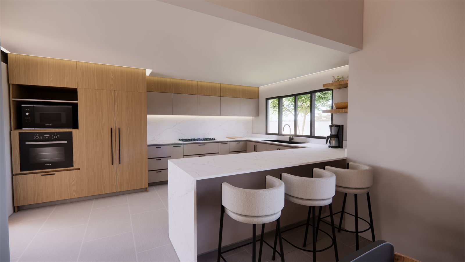 Villa Girouette — interior view.